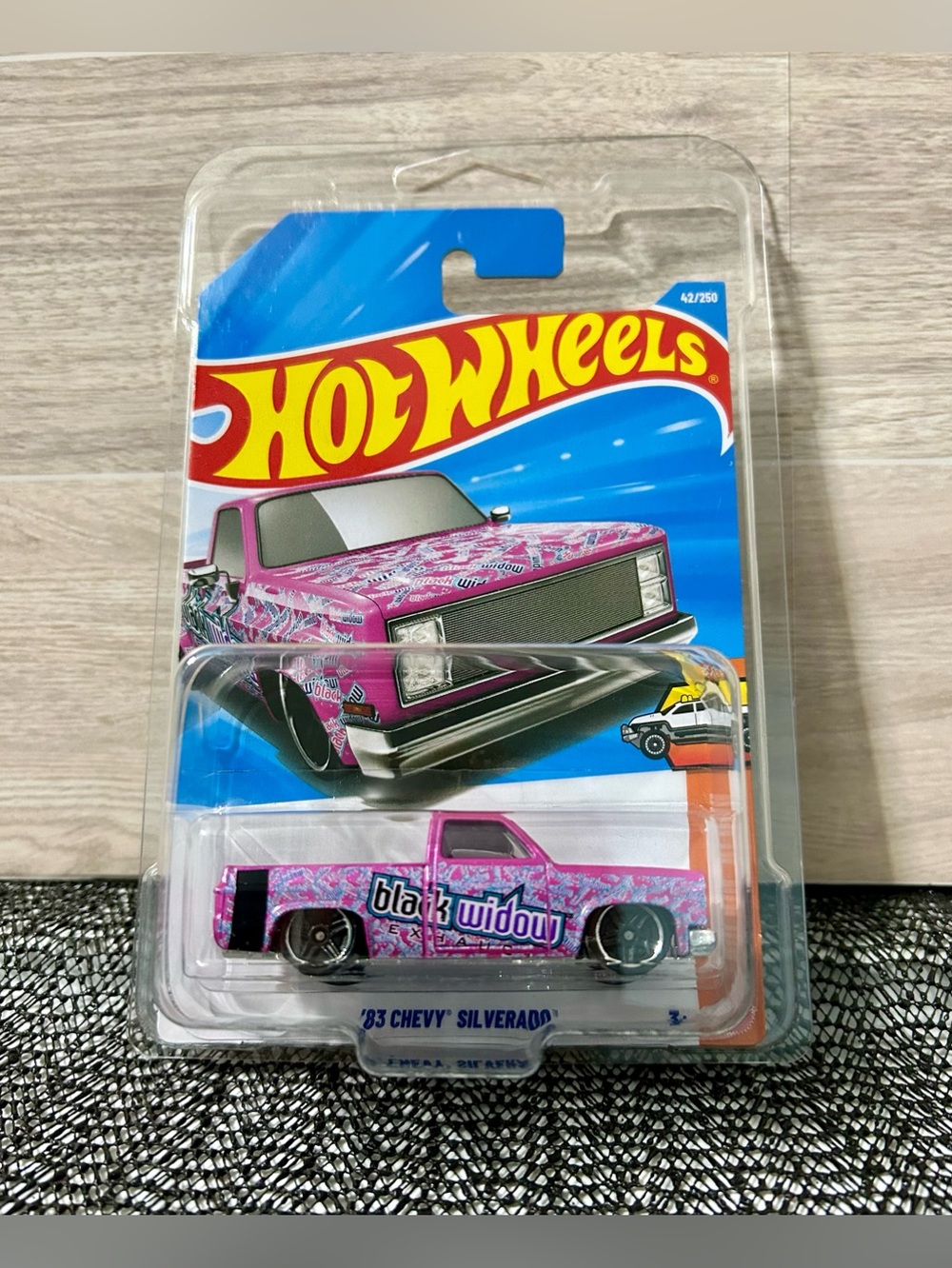 Hot Wheels 83 Chevy Silverado PINK